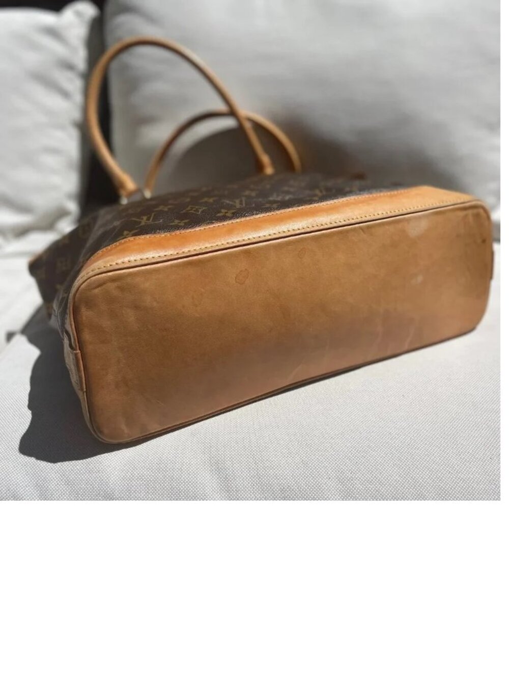 Louis Vuitton LV Tote Bag M40104 Lockit Vertical Brown Monogram - Picture 9 of 10